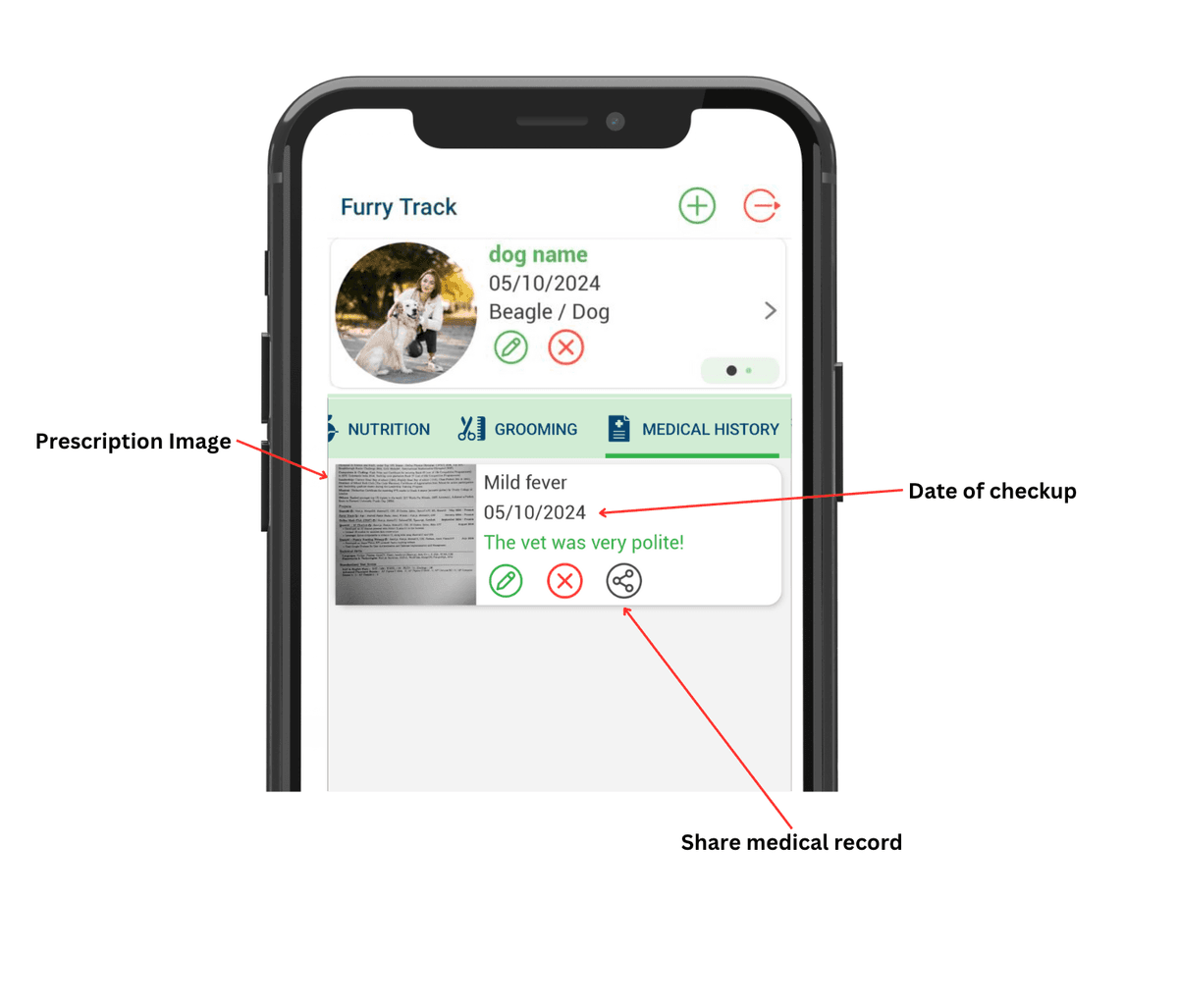 Medical Records Mockup